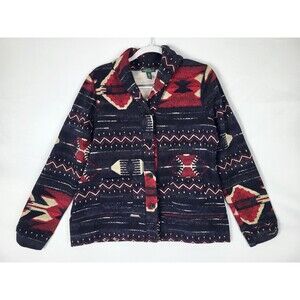 Lauren Jeans Co Ralph Lauren Aztec Southwestern Blazer Jacket Womens XL